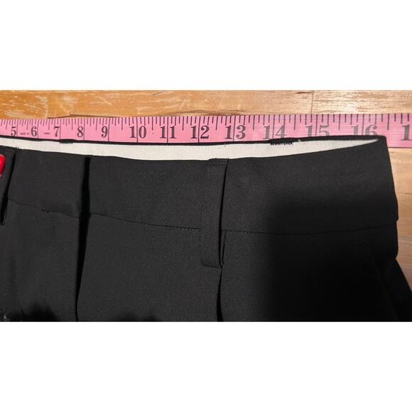 Reformation High Waist Wide Leg Pleated Trouser Pants Black Sz 10 Timeless Work - Picture 7 of 10